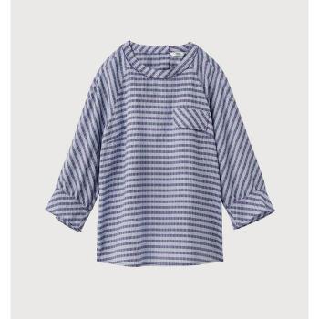 올리비아로렌 HC03 볼륨 소매 체크 블라우스 VOC NL4M 5336 32993952