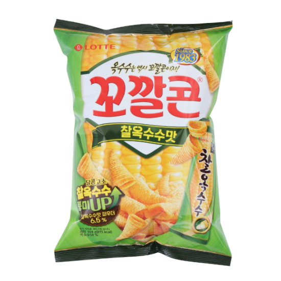 롯데웰푸드 꼬깔콘 찰옥수수맛 144g (1개)_이미지