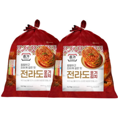 종가 전라도 포기김치 5.2kg