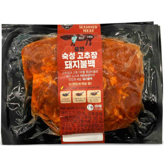 신세계푸드 올반 숙성 고추장 돼지불백 180g (6개)_이미지