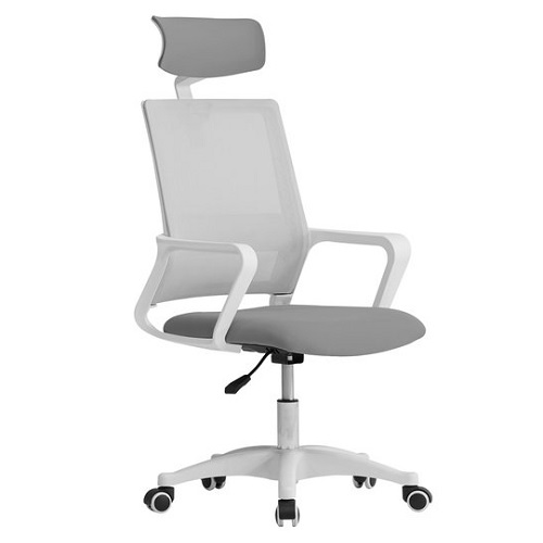 다니카 로엠 화이트 메쉬의자 OLHD-888W (포켓스프링방석)