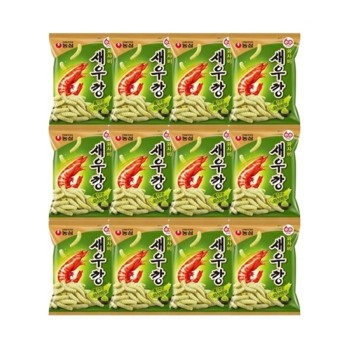 농심 와사비 새우깡 70g (12개)_이미지