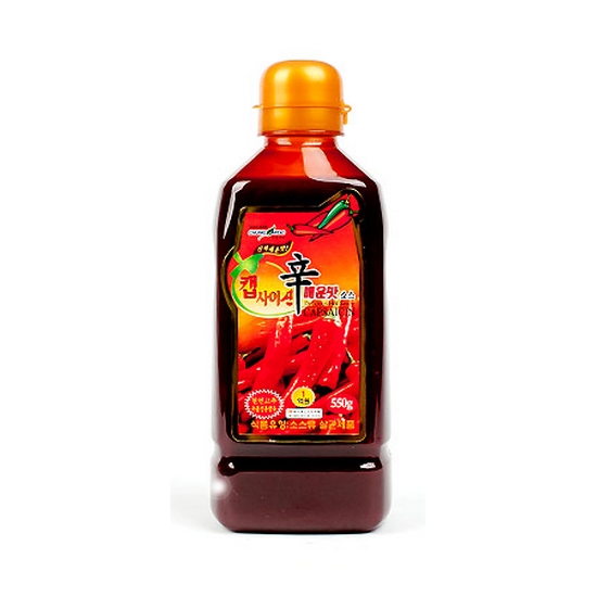 (주)청우식품 첫맛 캡사이신 매운맛소스 550g (1개)