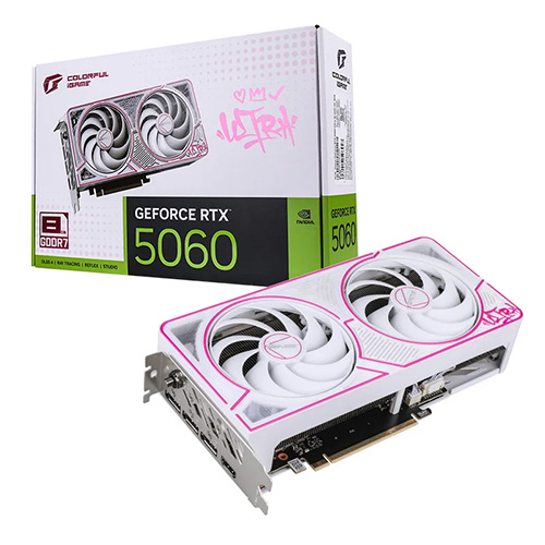 COLORFUL iGame ������ RTX 5060 ULTRA DUO OC White D7 8GB �����ڽ�