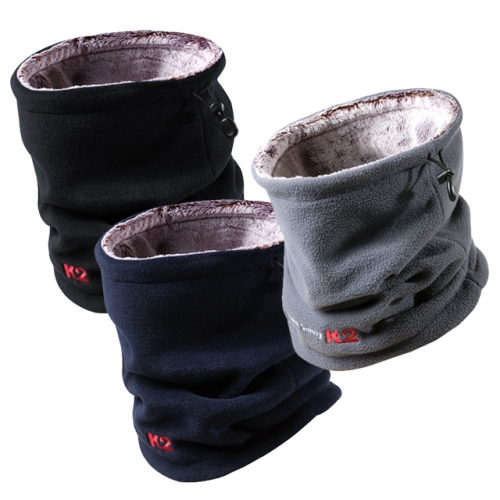 K2 넥워머 1+1 2개 방한목도리 FREE 블랙+블랙