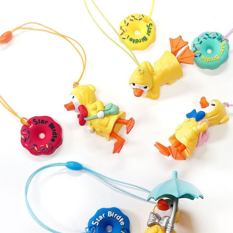 턴트골프 노란우비오리 도넛링 골프티걸이 (1개)