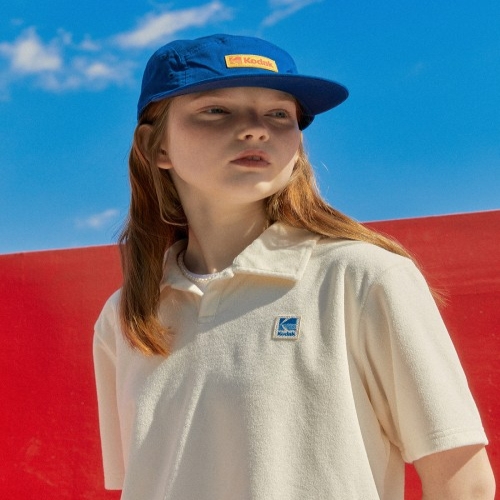 애니멀에센셜 KODAK 테리 크롭 폴로티셔츠 우먼 IVORY 274848 S_90_이미지