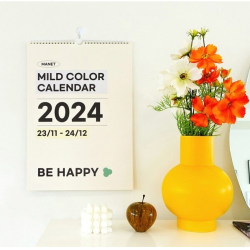 2024 마일드 컬러 벽달력