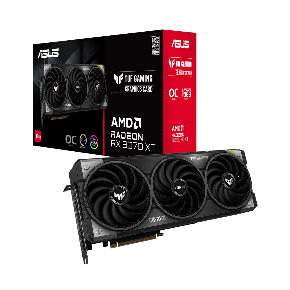 ASUS TUF Gaming 라데온 RX 9070 XT OC D6 16GB 대원씨티에스