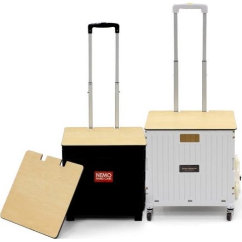 로티홈시스 네모 핸드카트 45L 전용 우드 상판_이미지