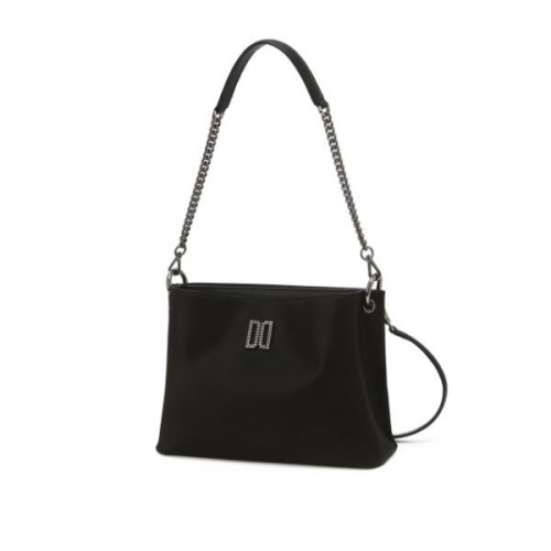 LF 닥스 WOMENS ACCESSORIES HILTON 블랙 DD로고 나일론 체인 숄더백 M DCBA5F332BK 251690