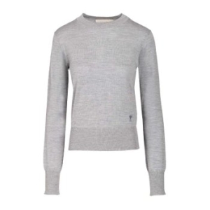 아미 그레이 크루넥 리브 스웨터 H25FKS835 KN0066 050H25