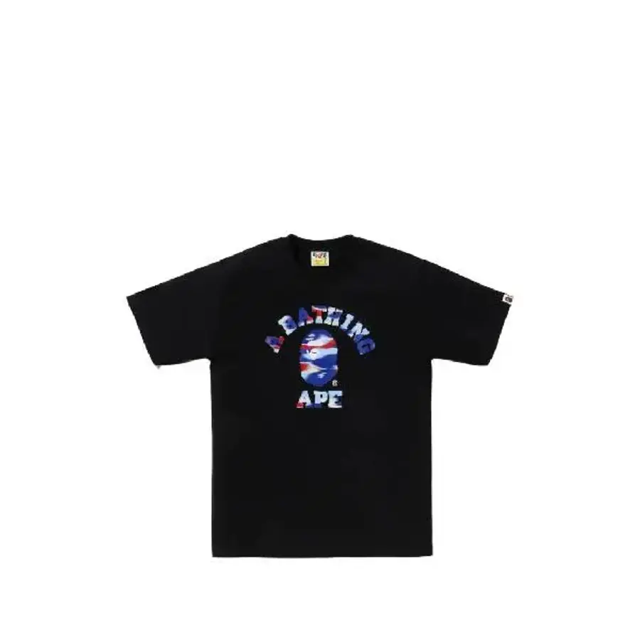 베이프 A BATHING APE 스크린 카모 컬리지 티셔츠 001TEM301038M T_이미지