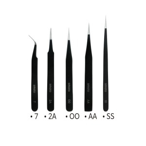 ESD 핀셋세트 ESD 5PCS 스테인리스 자성없음 핀셋