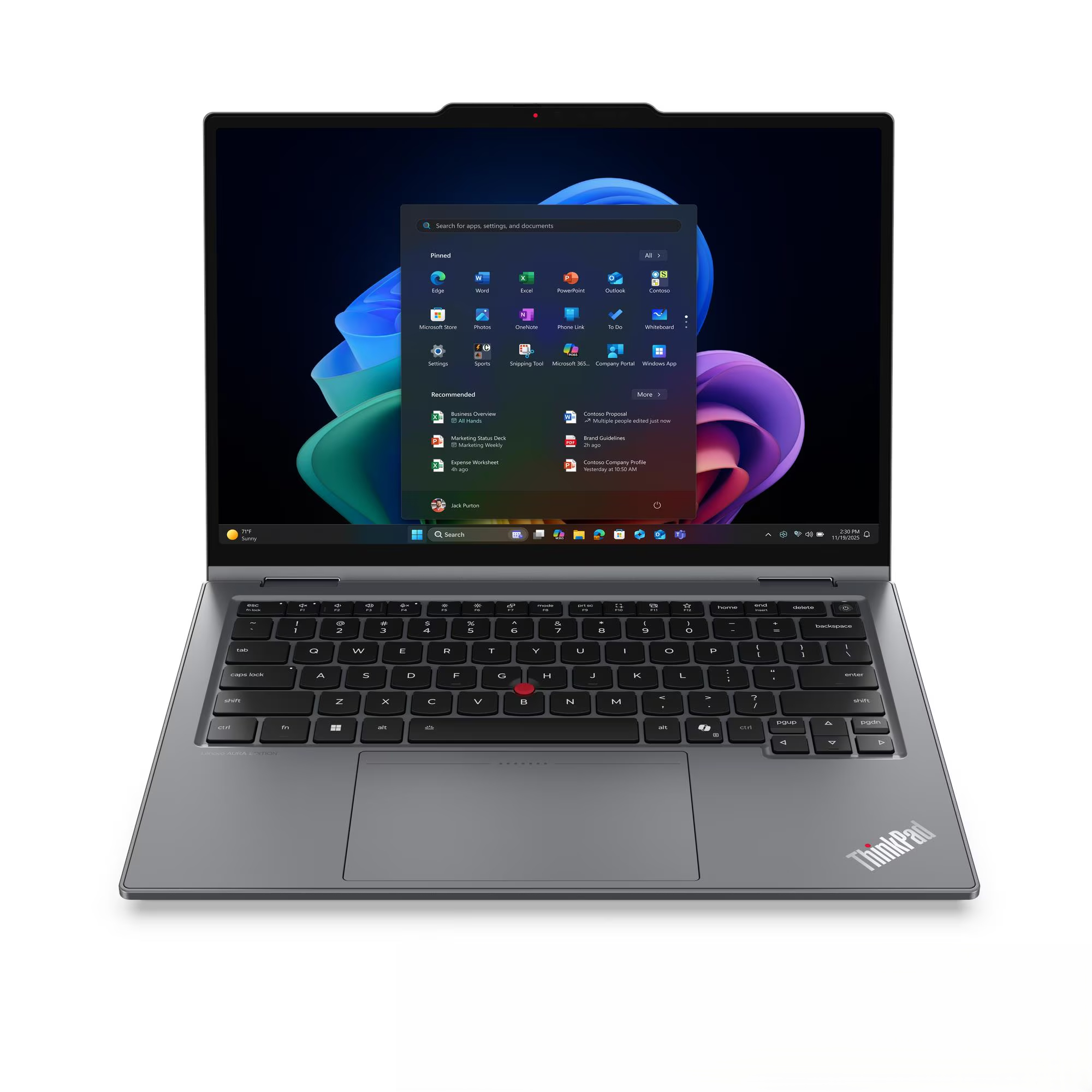 ����� ��ũ�е� X1 2in1 Gen11 21V9CTO1WWKR1