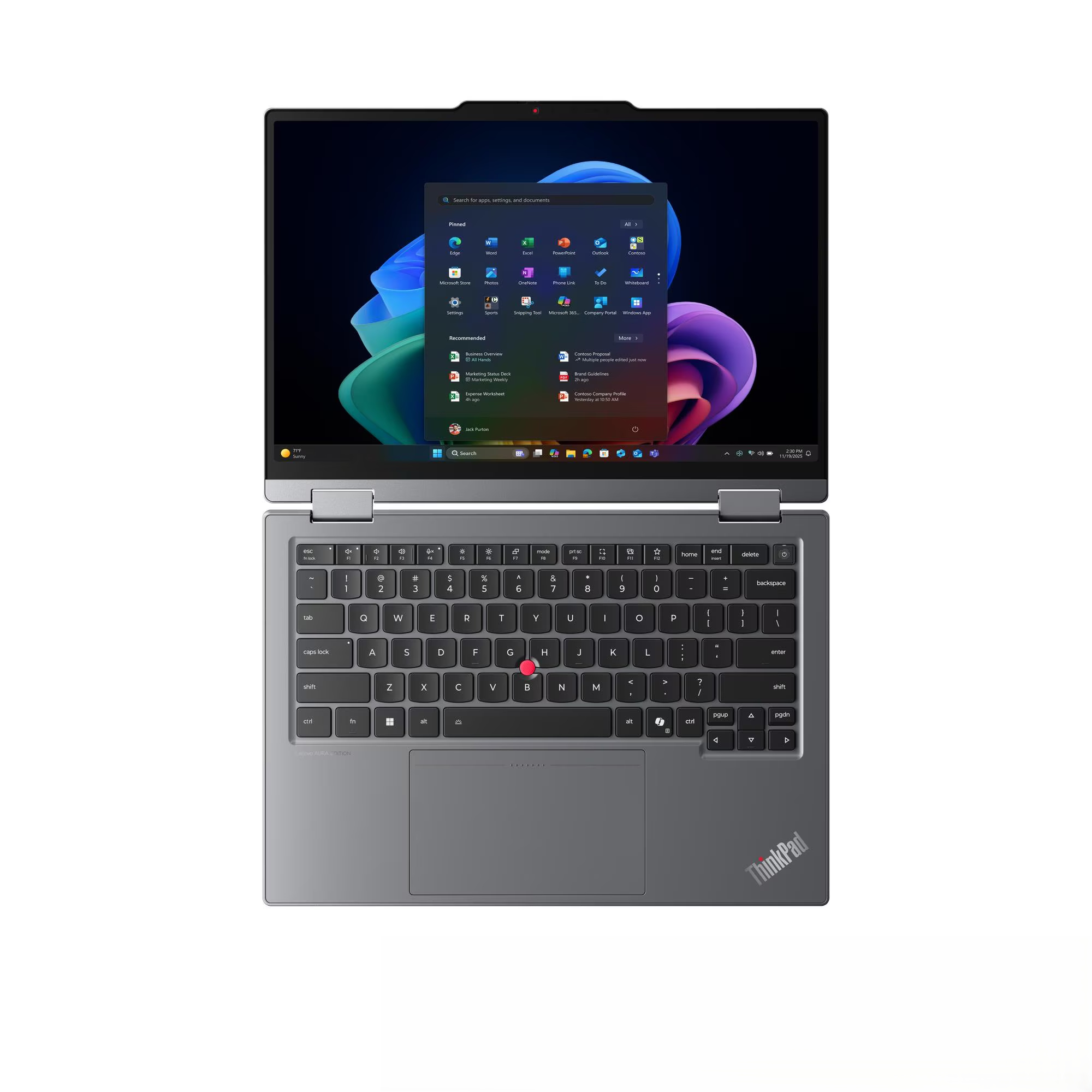 ����� ��ũ�е� X1 2in1 Gen11 21V9CTO1WWKR1