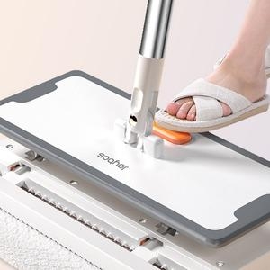 조이보스 원터치 핸드프리 밀대+정전기 청소포 80매_이미지
