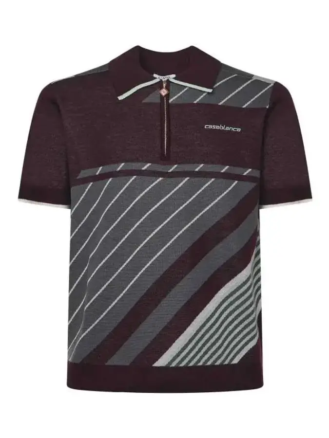 카사블랑카 폴로 티셔츠 MAW25KW110101 Purple