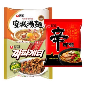 신라면10개 + 짜파게티10개 + 안성탕면10개