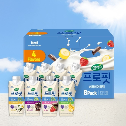 셀렉스 프로핏 완전단백질 스타터팩 250ml 8개입