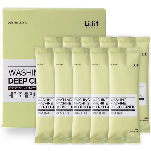 리릿 ㅤ세탁조 클리너 100g 10입 (1개)_이미지