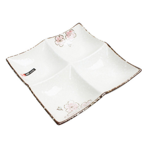 아트웨어 사각 나눔접시 22cm