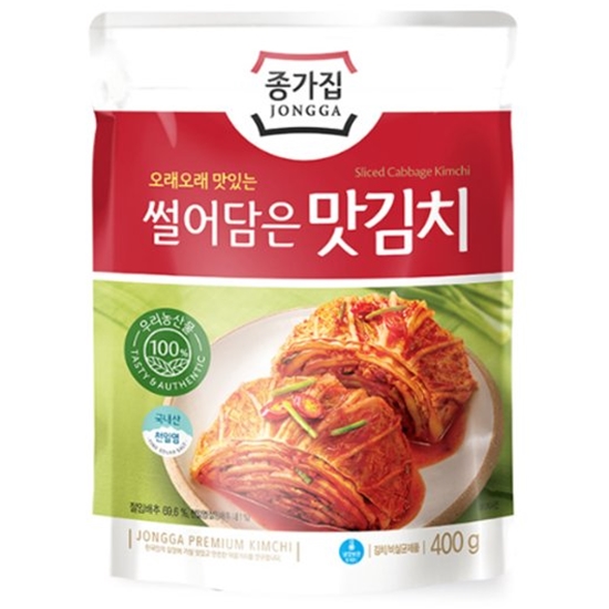 썰어담은 맛김치 400g