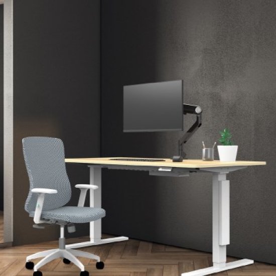 카멜마운트 핏쳐 S1 PLUS 커스터마이징 스마트 모션 스탠딩 책상 (1500x750)_이미지