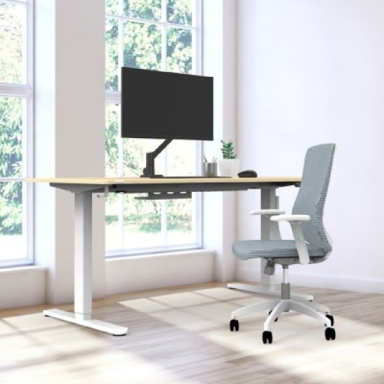 카멜마운트 핏쳐 S1 PLUS 커스터마이징 스마트 모션 스탠딩 책상 (1500x750)