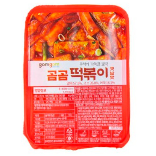 곰곰 떡볶이 옛날맛 560g (3개)_이미지