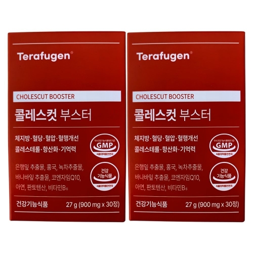 [불명] 테라퓨젠 콜레스컷 부스터 30정 (2개)_이미지