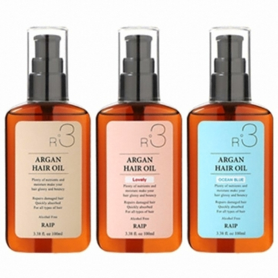 라입 R3 오리지널+러블리+오션블루 아르간오일 3종 세트