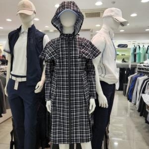 엘르 엘르골프 6I22901 199 여성 봄 주력 시즌패턴 긴기장 비옷 점퍼