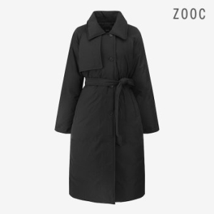 대현 ZOOC 벨티드 트렌치 롱 구스 다운 BK_V254PSG933