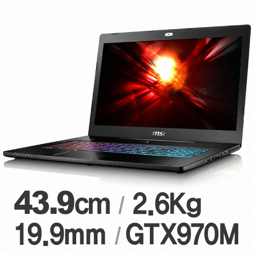 MSI GS시리즈 GS72-6QE Stealth Pro (SSD 128GB + 1TB)_이미지