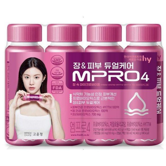 에치와이(HY) 장&피부 듀얼케어 엠프로4 130ml (4개)_이미지