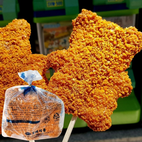 두레 곰돌이 치킨까스 1kg 1개_이미지