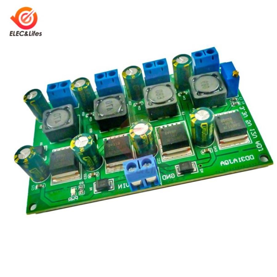 ���ǹ� DC ���� �ٿ� �� ������ ��� 3A 4 ä�� 4.5-30V-3.3V 5V 12V LM2596 AMS1117 7805 7812 ..