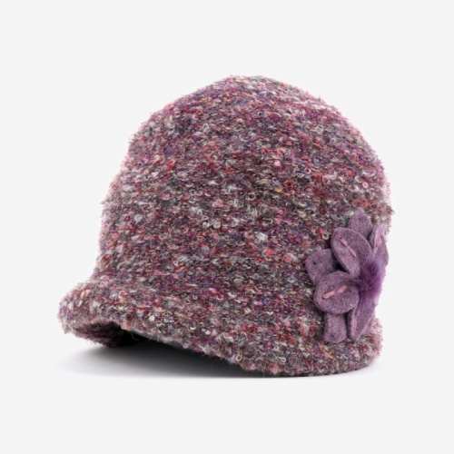 아가타 모자 여성 뽀글이 볼 륨챙 비니 AG28WKB001