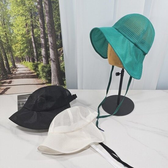 와이어 메쉬 스트랩 보닛햇 벙거지 SMACC093