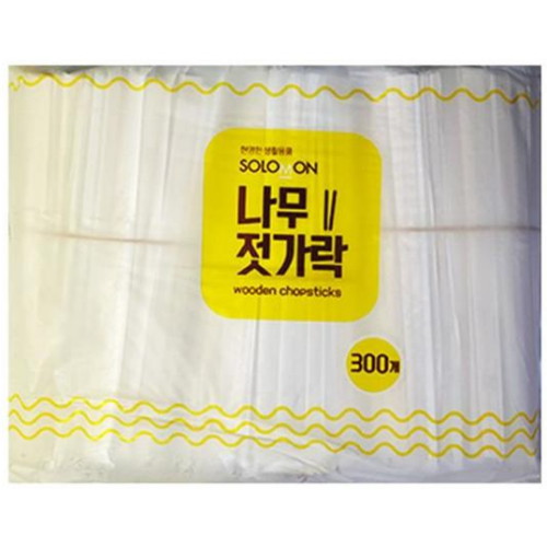 솔로몬 나무젓가락 300개 (1팩(300개))