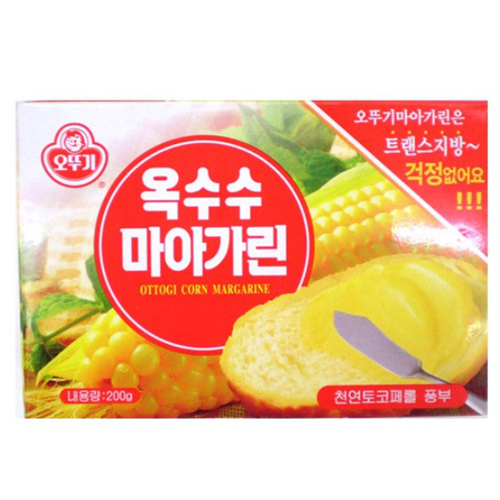 오뚜기 옥수수 마가린 200g이미지입니다. 누르면 해당 게시물로 새창이동합니다.