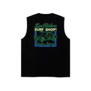 LEE 리 라이더스 서프샵 슬리브리스 티셔츠 블랙 LE2402ST39BK