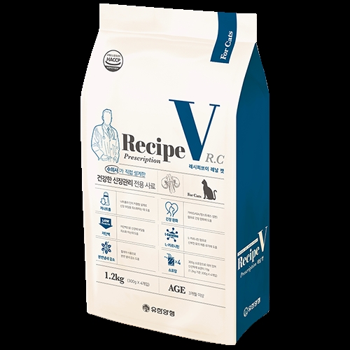 유한양행 레시피 V 반려견 처방식사료 레날 1.2kg