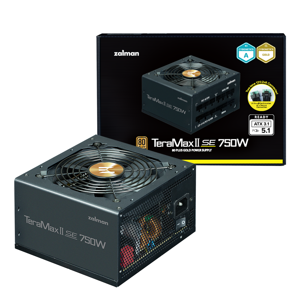잘만 TeraMax II SE 750W 80PLUS골드 풀모듈러 ATX3.1 블랙