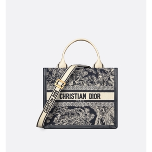 크리스찬디올 Book Tote 스몰 백 블루 에크루 M1325CETL_M35I_이미지