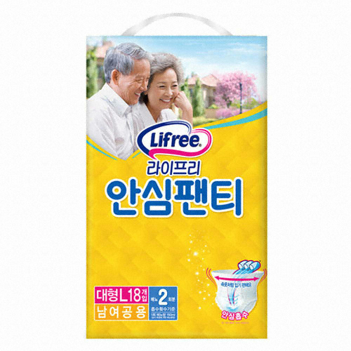 라이프리 안심 언더웨어 대형 18개 (4팩(72개))_이미지