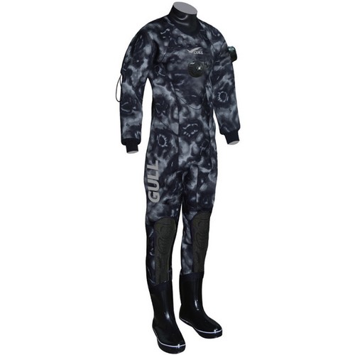 스쿠버다이빙 드라이수트 5mm 캐모 GN-101