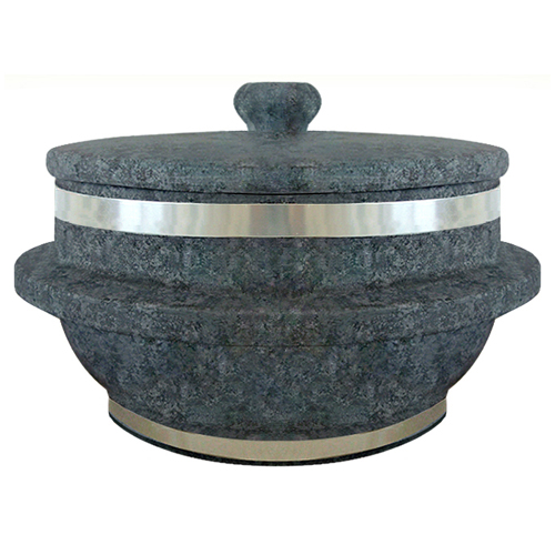 장수청정마을 장수곱돌 석기돌솥 (15cm)_이미지