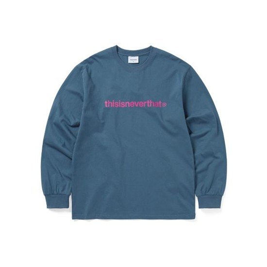 �������̾ص� ������׹��� THISISNEVERTHAT T-Logo LS Tee Light Navy TN250TTSLT01NYL 348477